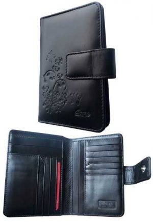 533B – Passport wallet in calfskin leather for women -Turín.
