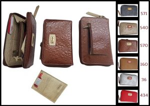 791 – Medium leather wallet for women – Nápoles