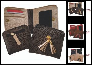793 – Small leather wallet for women – Trapani