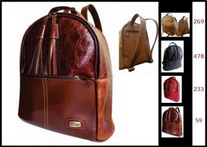 818 – Leather backpack bag- Veracruz