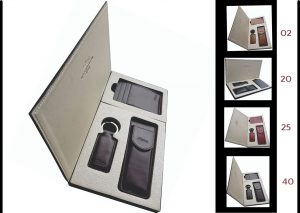 894 – Keychain, Pen Holder and Document Holder – Set x 3.