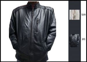 013V – Sheepskin leather jacket for men – Sporty