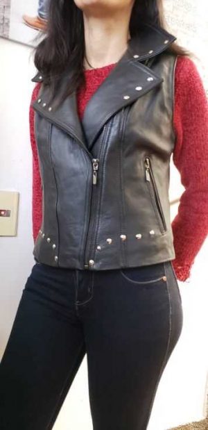 035V – Sheepskin vest for women – Edilia