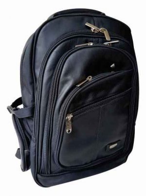 883B – Stylish Sport Bag in Leather and Canvas – Arco iris